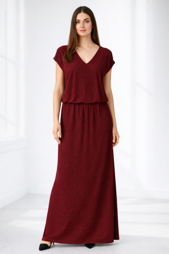 Długa bordowa sukienka Jsa.png