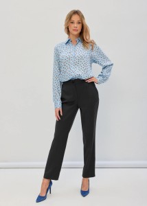  Spodnie Salko typu cygaretki w kolorze czarnym