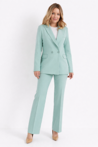 Miętowy garnitur Patrizia Orini model Marta 