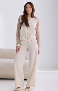 Spodnie wiskozowe Salko z przewiewnej tkaniny