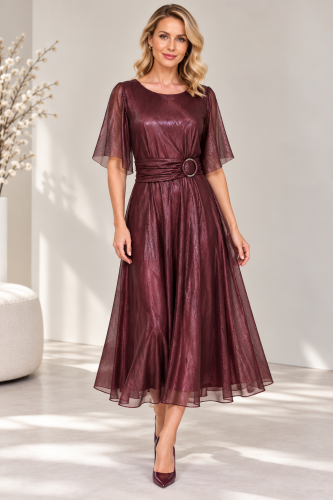 elegancka bordowa sukienka.png