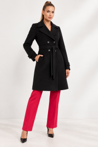 Zimowy płaszcz dwurzędowy  Zartex model MILA